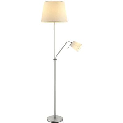 Lindby Stehlampe Nantwin 9624713 Modern in Weiß aus Textil 1-flammig E27 Wohnzimmerleuchte Lindby Stehlampe Nantwin 9624713 Modern in Weiß aus Textil 1-flammig E27 Wohnzimmerleuchte