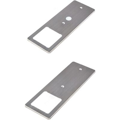 kalb LED Unterbauleuchten mit Schalter Dimmbar Edelstahl Gebürstet Küchenleuchte 2er Set Warmweiß kalb LED Unterbauleuchten mit Schalter Dimmbar Edelstahl Gebürstet Küchenleuchte 2er Set Warmweiß