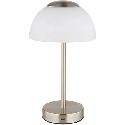 Globo Modell 21014N Nickel Matt LED Tischlampe Globo Modell 21014N Nickel Matt LED Tischlampe