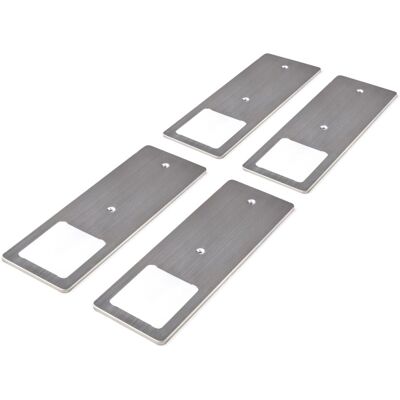 kalb LED Unterbauleuchten Edelstahl Gebürstet 5W Küchenleuchte 4er Set neutralweiß kalb LED Unterbauleuchten Edelstahl Gebürstet 5W Küchenleuchte 4er Set neutralweiß