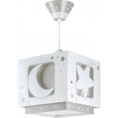 Dalber Kinderzimmer Deckenlampe Luna und Sterne Grau Dalber Kinderzimmer Deckenlampe Luna und Sterne Grau