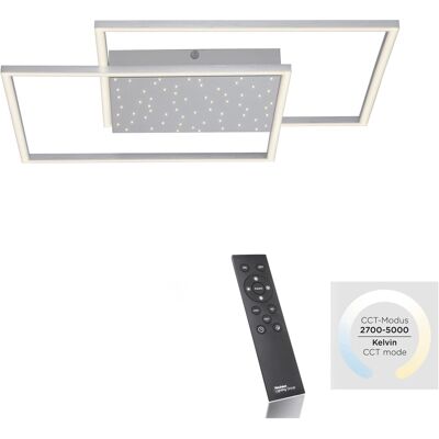 Paul Neuhaus Yuki Nickel-matt LED-Deckenleuchte - Dimmbar & Sternenhimmel Paul Neuhaus Yuki Nickel-matt LED-Deckenleuchte - Dimmbar & Sternenhimmel