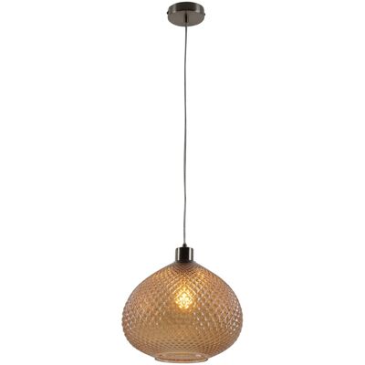 Naeve Surrat Pendelleuchte - Metall & Glas, 29cm, Braun Naeve Surrat Pendelleuchte - Metall & Glas, 29cm, Braun