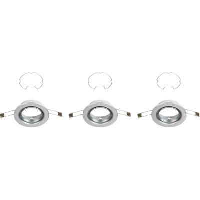 BRILONER - 3er Pack - Ø8,6 cm - Aluminium - Einbauleuchte BRILONER - 3er Pack - Ø8,6 cm - Aluminium - Einbauleuchte