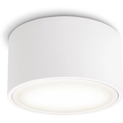 SSC-LUXon Celi-X LED Deckenaufbauleuchte Flach Weiß Rund mit GX53 5W Neutralweiß für Büro & Flur SSC-LUXon Celi-X LED Deckenaufbauleuchte Flach Weiß Rund mit GX53 5W Neutralweiß für Büro & Flur