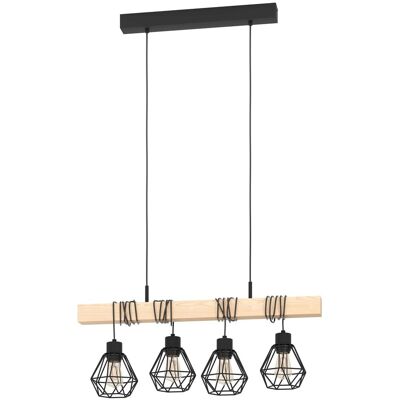 EGLO - Townshend 5 - Schwarz - Pendant Lamp EGLO - Townshend 5 - Schwarz - Pendant Lamp