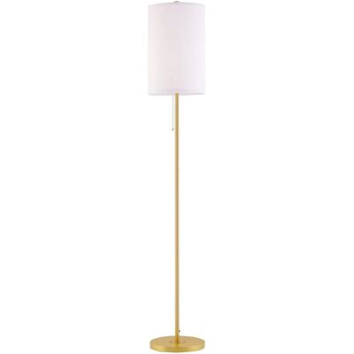 HOMCOM Stehlampe Leinen Stahl Cremeweiß 25,5L x 25,5B x 157H cm HOMCOM Stehlampe Leinen Stahl Cremeweiß 25,5L x 25,5B x 157H cm