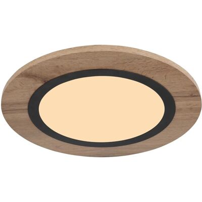 Globo LED Deckenleuchte - 400mm Durchmesser - 3000K - 15W - Schwarz Globo LED Deckenleuchte - 400mm Durchmesser - 3000K - 15W - Schwarz