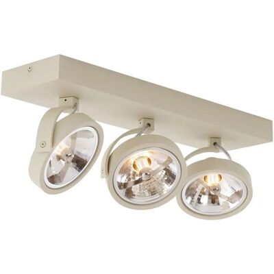 QAZQA Modernes Beiges Deckenlicht mit 3 Verstellbaren G9 Spots - Modernes Design QAZQA Modernes Beiges Deckenlicht mit 3 Verstellbaren G9 Spots - Modernes Design