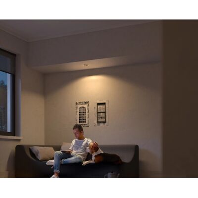 Philips Hue LED-Einbauspot 1er Milliskin inkl. Dimmschalter rund Silber Philips Hue LED-Einbauspot 1er Milliskin inkl. Dimmschalter rund Silber