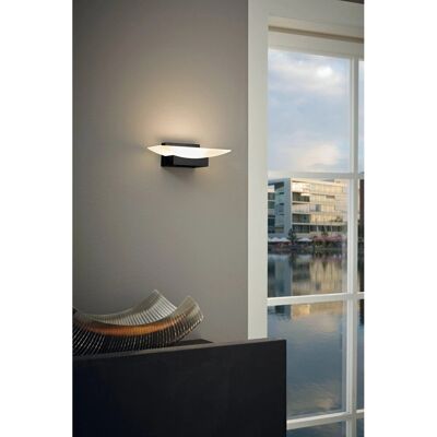 Eglo LED Wandleuchte Metrass 1-flammig Schwarz satiniert 5,6 W Eglo LED Wandleuchte Metrass 1-flammig Schwarz satiniert 5,6 W