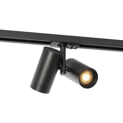 QAZQA - Iconic Scopio - Schwarz - GU10 - Track light QAZQA - Iconic Scopio - Schwarz - GU10 - Track light