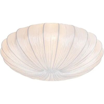 Qazqa Japandi Weiße Seide Deckenlampe - 5 Leuchten - E27 Qazqa Japandi Weiße Seide Deckenlampe - 5 Leuchten - E27