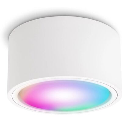 SSC-LUXon CELI-X LED Aufbaustrahler Weiß Smart mit RGB CCT GX53 Lampe WLAN Kompatibel SSC-LUXon CELI-X LED Aufbaustrahler Weiß Smart mit RGB CCT GX53 Lampe WLAN Kompatibel