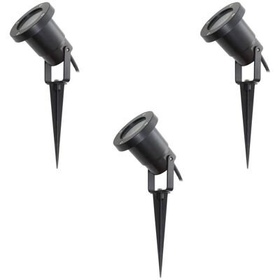 Lindby 3er Set Außenleuchte Thorgal 10025771 Modern in Schwarz 3-flammig GU10 Lindby 3er Set Außenleuchte Thorgal 10025771 Modern in Schwarz 3-flammig GU10