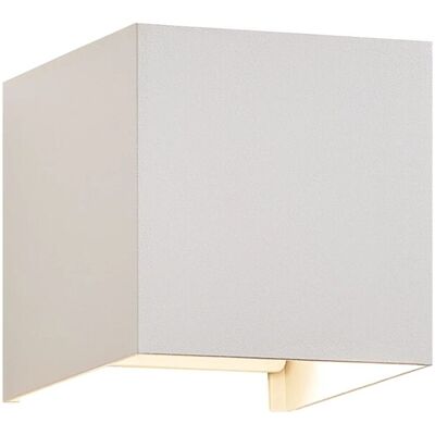 NETTLIFE Applique Murale LED Intérieur/extérieur Lampe D'extérieur Blanc Chaud Ip65 G9 Blanc NETTLIFE Applique Murale LED Intérieur/extérieur Lampe D'extérieur Blanc Chaud Ip65 G9 Blanc