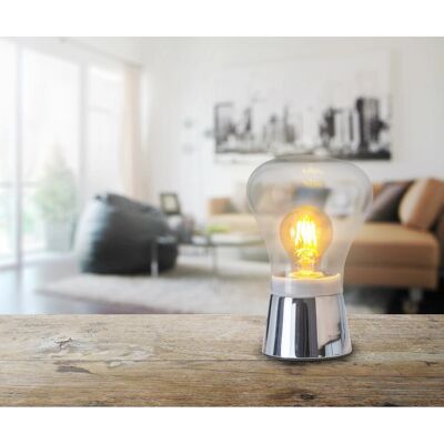 NÄVE Kerry Chrom Tischleuchte - Nachttischlampe NÄVE Kerry Chrom Tischleuchte - Nachttischlampe