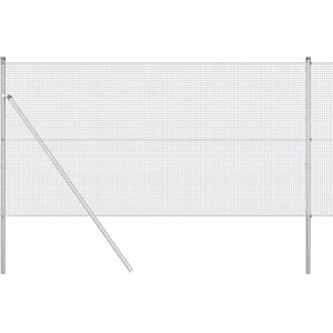 vidaXL Verzinktes Stahlzaun-Set - 7 Pfosten 1,2x10 m - Sicherheitsbarriere vidaXL Verzinktes Stahlzaun-Set - 7 Pfosten 1,2x10 m - Sicherheitsbarriere