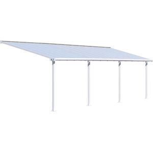 Palram - Canopia Olympia 3 x 9.2 Terrassenüberdachung Weiß klar Palram - Canopia Olympia 3 x 9.2 Terrassenüberdachung Weiß klar