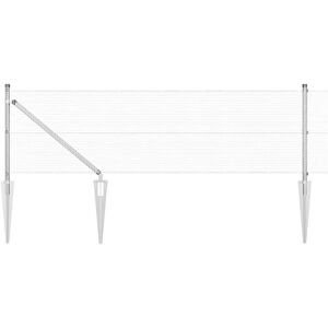 vidaXL Verzinkter Stahlzaun - Robustes Gartenzaun-Set vidaXL Verzinkter Stahlzaun - Robustes Gartenzaun-Set