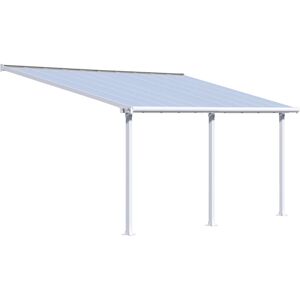 Palram - Canopia Olympia 3 x 6.1 Terrassenüberdachung Weiß klar Palram - Canopia Olympia 3 x 6.1 Terrassenüberdachung Weiß klar