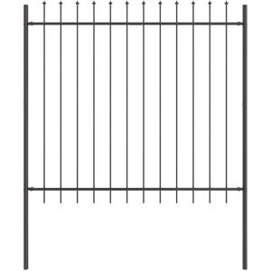 Vidaxl - Fence panel spearhead - Grau - 10,2x1,5 m - Fence panel Vidaxl - Fence panel spearhead - Grau - 10,2x1,5 m - Fence panel