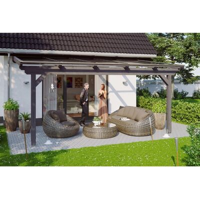 Skanholz Ancona Grau Garten Terrasse Überdachung Skanholz Ancona Grau Garten Terrasse Überdachung