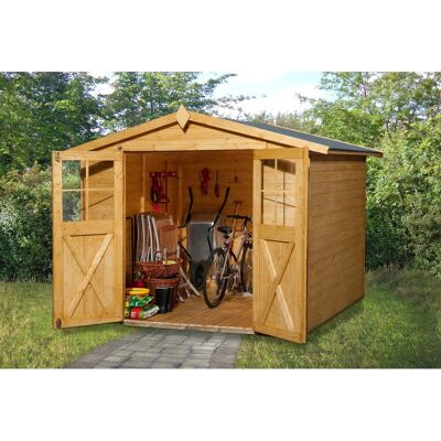 WEKA Modell 316 Gartenhaus - Beige - Gartenhaus WEKA Modell 316 Gartenhaus - Beige - Gartenhaus