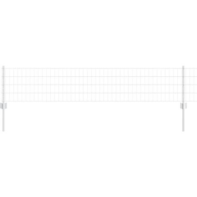 Vidaxl Gartenzaun-Set - 50 x 0.4 m, Verzinkter Stahl, Grau Vidaxl Gartenzaun-Set - 50 x 0.4 m, Verzinkter Stahl, Grau