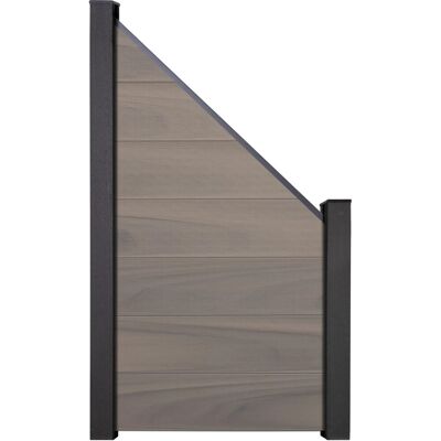 GroJaSolid Grande Schräg 90 cm x 180/90 cm Bi-Color Braun GroJaSolid Grande Schräg 90 cm x 180/90 cm Bi-Color Braun