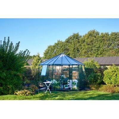 Halls Gewächshaus Atrium - Robustes Aluminium, 3mm Glas, 9 m² Halls Gewächshaus Atrium - Robustes Aluminium, 3mm Glas, 9 m²
