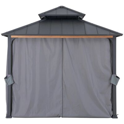 Sunjoy Vorhang für Zedernholz Gazebo 300 cm x 300 cm Sunjoy Vorhang für Zedernholz Gazebo 300 cm x 300 cm