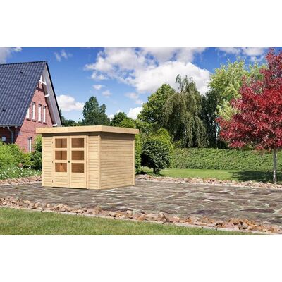 KARIBU Askola 3,5 Gartenhaus - Flachdach, 19mm Wände KARIBU Askola 3,5 Gartenhaus - Flachdach, 19mm Wände
