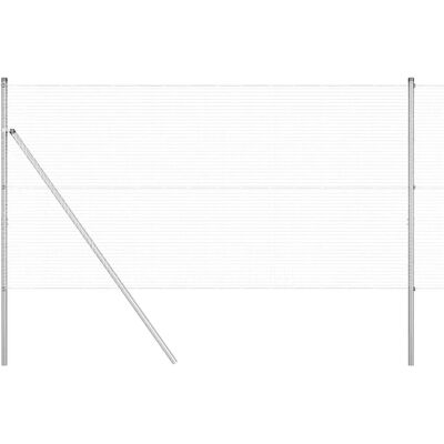 vidaXL Gartenzauerset - 13 Pfosten 1,4x25 m Verzinkter Stahl vidaXL Gartenzauerset - 13 Pfosten 1,4x25 m Verzinkter Stahl