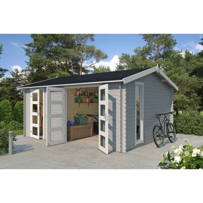 LASITA - MAJA Carroz 2 - Hellgrau - Holz - Garden shed LASITA - MAJA Carroz 2 - Hellgrau - Holz - Garden shed