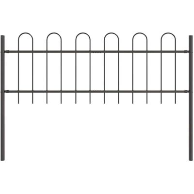 Vidaxl Stahl-Gartenzaun 8,5x0,6 m - Gartenzaun Vidaxl Stahl-Gartenzaun 8,5x0,6 m - Gartenzaun