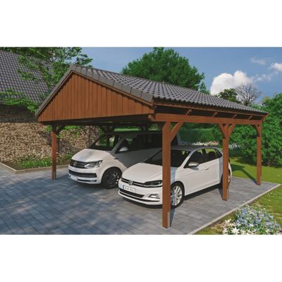 SKANHOLZ - Fichtelberg - 618x566 cm - 362 cm - Carport SKANHOLZ - Fichtelberg - 618x566 cm - 362 cm - Carport