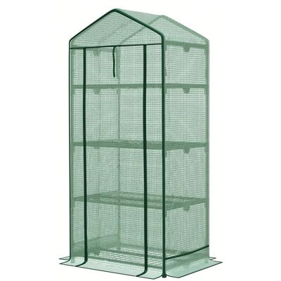 KARAT Gewächshaus Bloom Witterungsbeständig in Gitteroptik mit 4 Ebenen KARAT Gewächshaus Bloom Witterungsbeständig in Gitteroptik mit 4 Ebenen