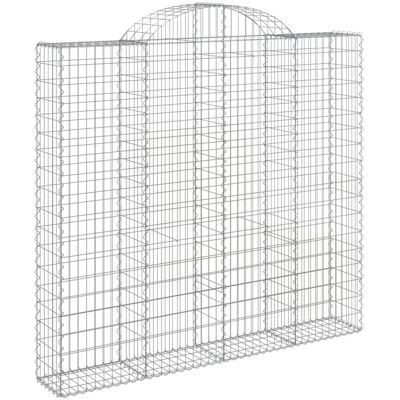vidaXL Bogenför Gabionen - Dekorative Gartenschranke vidaXL Bogenför Gabionen - Dekorative Gartenschranke