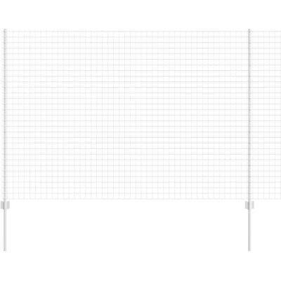 vidaXL Gartenzaun - 2 Paneele - Robustes verzinktes Stahl - Komplettset vidaXL Gartenzaun - 2 Paneele - Robustes verzinktes Stahl - Komplettset