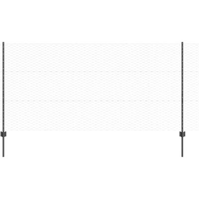 U-Canal 22 Stück Zaun Grau Stahl 120cm - Zaun U-Canal 22 Stück Zaun Grau Stahl 120cm - Zaun