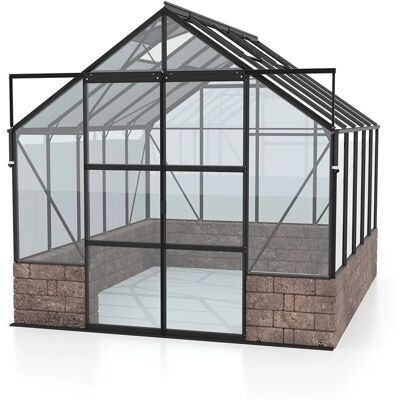 Vitavia Gewächshaus Cassandra 8300 Schwarz 8,3 m² Vitavia Gewächshaus Cassandra 8300 Schwarz 8,3 m²