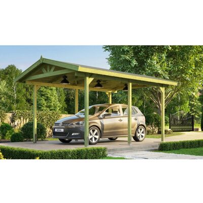 WEKA Satteldachcarport 611 - Holzcarport mit Satteldach - 1 Fahrzeug WEKA Satteldachcarport 611 - Holzcarport mit Satteldach - 1 Fahrzeug