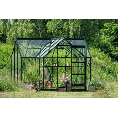 Halls Gewächshaus Icon Gardenhouse 6 Grün 8,6 m² Halls Gewächshaus Icon Gardenhouse 6 Grün 8,6 m²