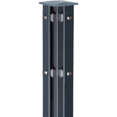 Deutsche Zauntechnik Eckpfosten Typ VAP 200 cm Anthrazit Deutsche Zauntechnik Eckpfosten Typ VAP 200 cm Anthrazit