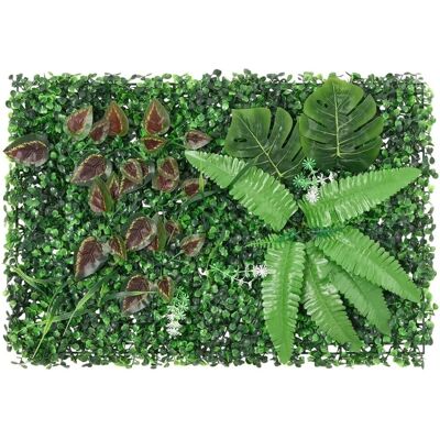 vidaXL Künstlicher Pflanzenzaun Garten Sichtschutz 24 Stk. Grün 40x60 cm vidaXL Künstlicher Pflanzenzaun Garten Sichtschutz 24 Stk. Grün 40x60 cm