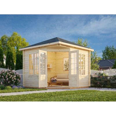 Palmako Melanie Gartenpavillon - 6,9 m², Transparent, Nordisches Holz Palmako Melanie Gartenpavillon - 6,9 m², Transparent, Nordisches Holz
