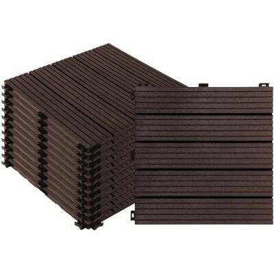 KARAT Terrassenfliesen Claire Wetterfest 30 x 30 cm Braun 11er-Set 1 m² KARAT Terrassenfliesen Claire Wetterfest 30 x 30 cm Braun 11er-Set 1 m²