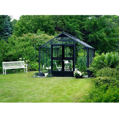 Juliana Gewächshaus Premium 13 Anthrazit-Schwarz 13 m² inkl. Fundamentrahmen Juliana Gewächshaus Premium 13 Anthrazit-Schwarz 13 m² inkl. Fundamentrahmen
