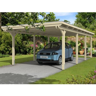 SKANHOLZ Emsland Carport - Flachdach - 404x846cm SKANHOLZ Emsland Carport - Flachdach - 404x846cm